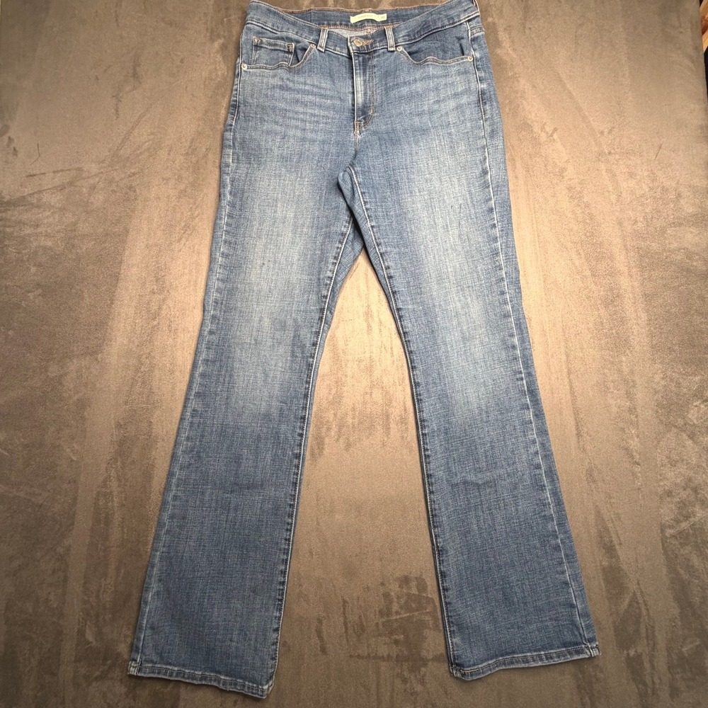Levi's Classic Bootcut Jeans Womens 10 Blue Medium Wash Mid Rise Stretch Denim